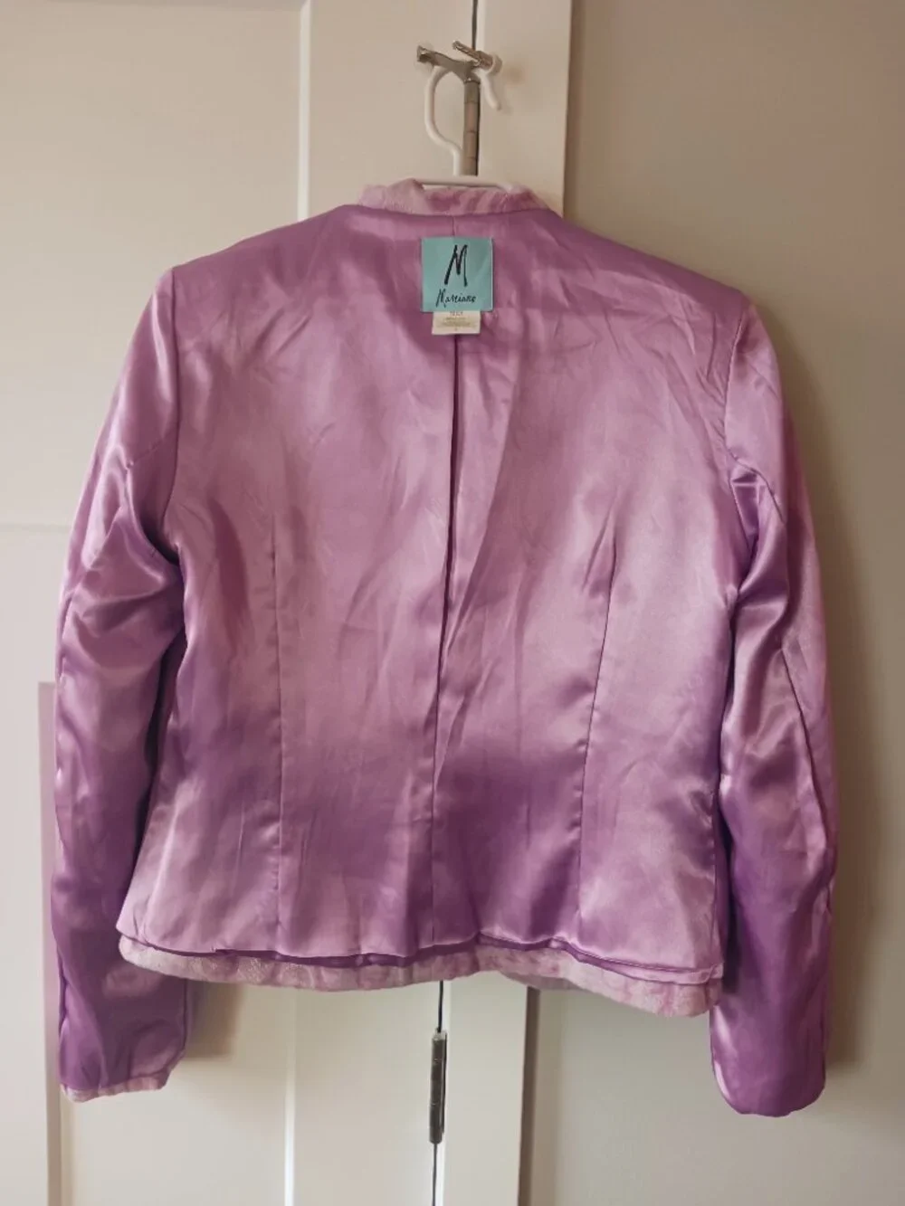 Marciano Pink Brocade Blazer Jacket - Picture 4 of 11
